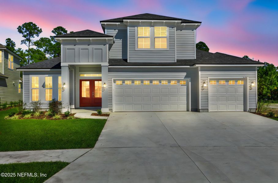 Front exterior of a new home in , Green Cove Springs, FL, highlighting curb appeal (Image 23).