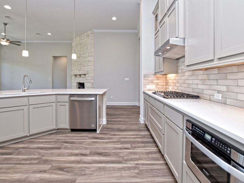Representative furnished interior of a home built from the Siena III by Giddens Homes in Clearwater Ranch, Liberty Hill (Image 156).