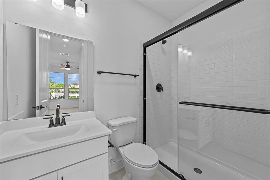 Furnished interior view inside a new home in Heath Golf & Yacht Estates, Heath (Image 15).