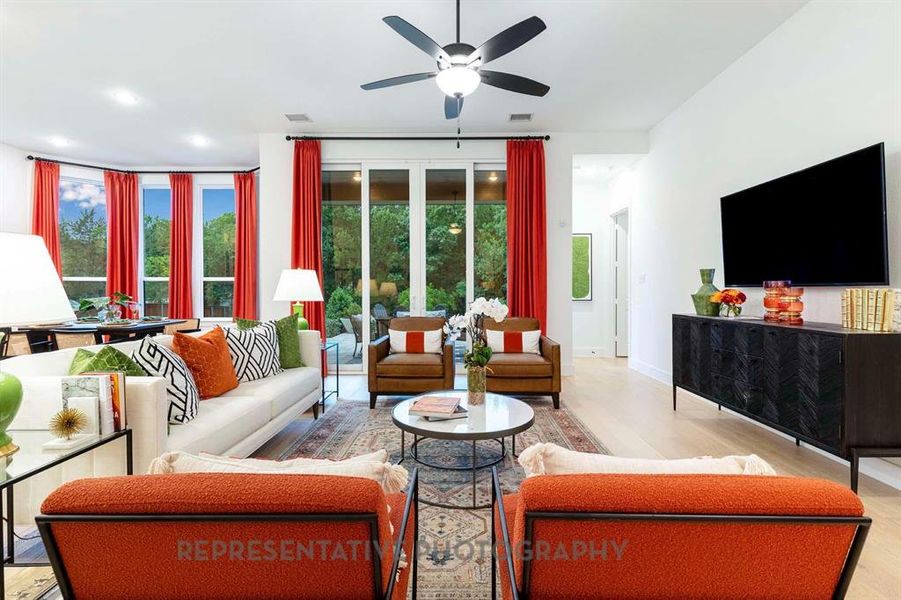 Furnished interior view inside a new home in Meraki, Forney (Image 30).