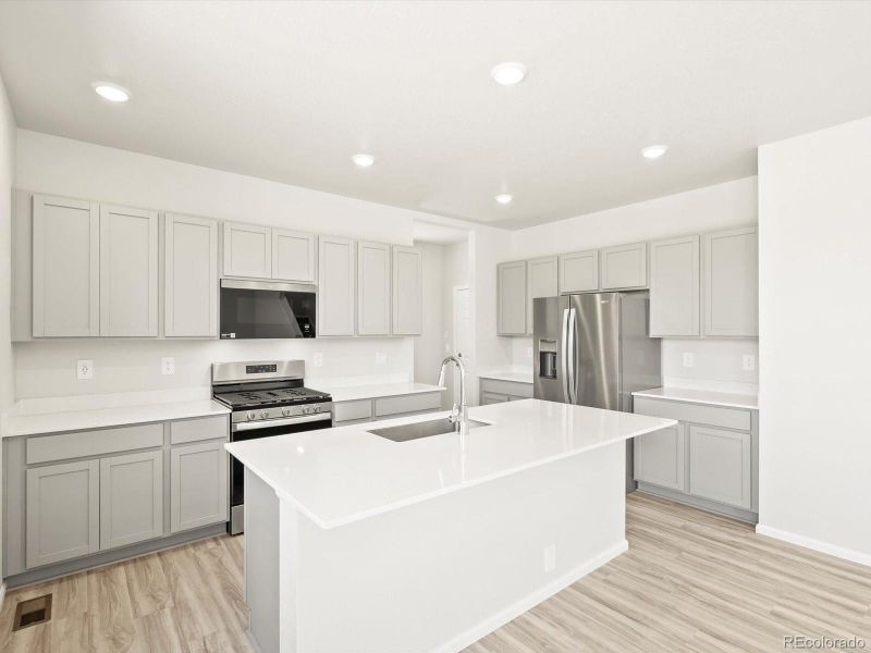 Furnished interior view inside a new home in Poudre Heights: The Lakes Collection, Windsor (Image 7).
