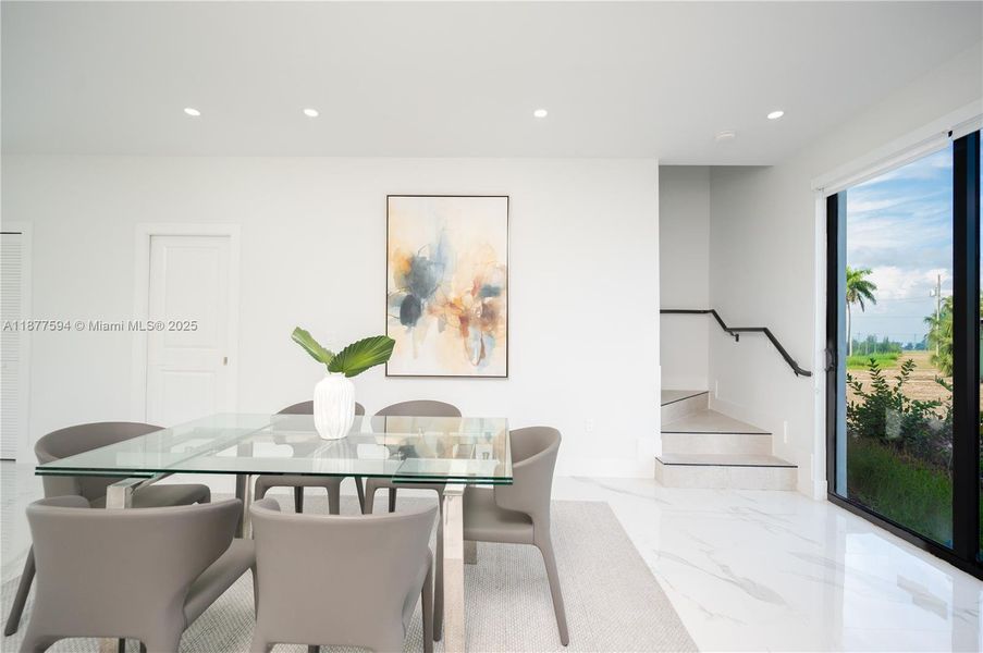 Furnished interior view inside a new home in , Florida City (Image 9).