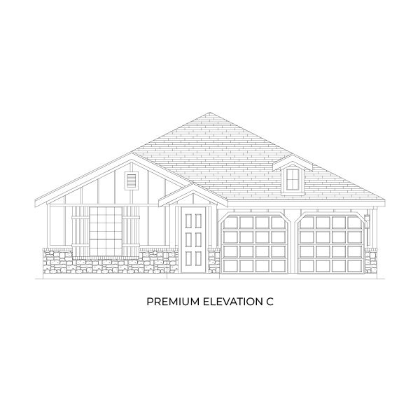 Representative rendering of the exterior for the Monroe F by First Texas Homes (Image 6). Representative rendering of the exterior for the Monroe F by First Texas Homes (Image 6).