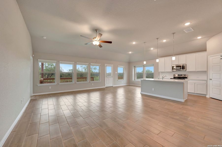 Spacious, unfurnished interior of a new home in Chaparral Ranch, Floresville (Image 24). Spacious, unfurnished interior of a new home in Chaparral Ranch, Floresville (Image 24).