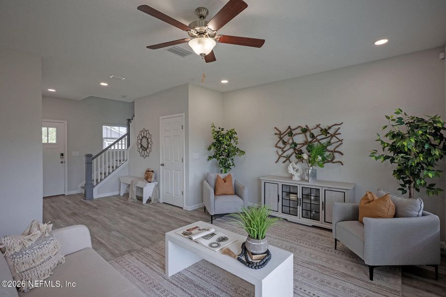 Furnished interior view inside a new home in , Jacksonville (Image 34).