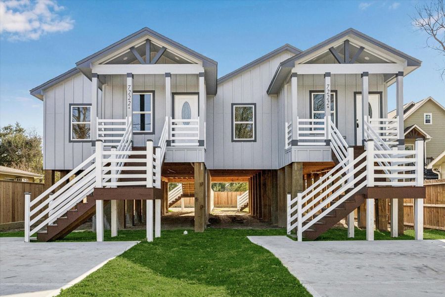 Front exterior of a new home in , Houston, TX, highlighting curb appeal (Image 19).