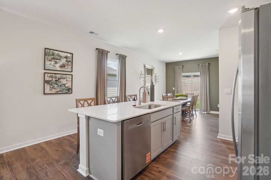 Photos are representative - model home