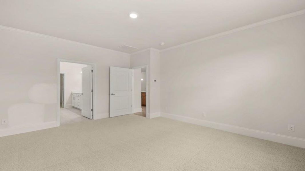 Spacious, unfurnished interior of a new home in Hamptons at Riverwood North, Dallas (Image 31).