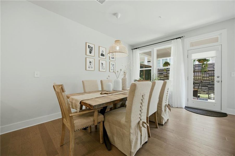 Furnished interior view inside a new home in , Cumming (Image 33).