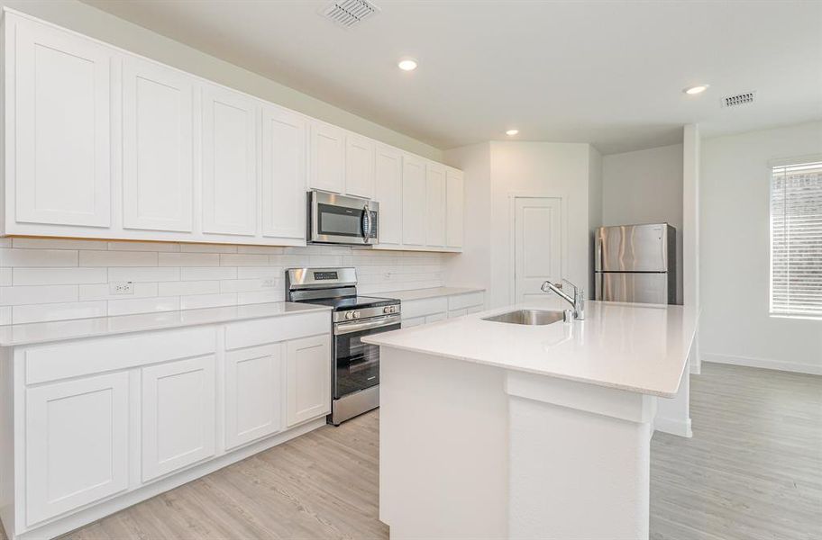 Furnished interior view inside a new home in , Princeton (Image 12).