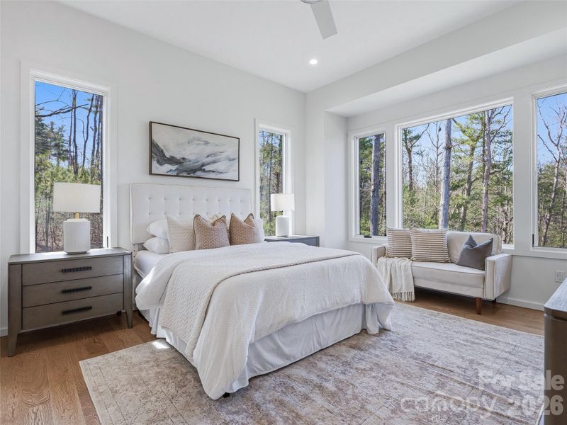 Furnished interior view inside a new home in , Asheville (Image 17).