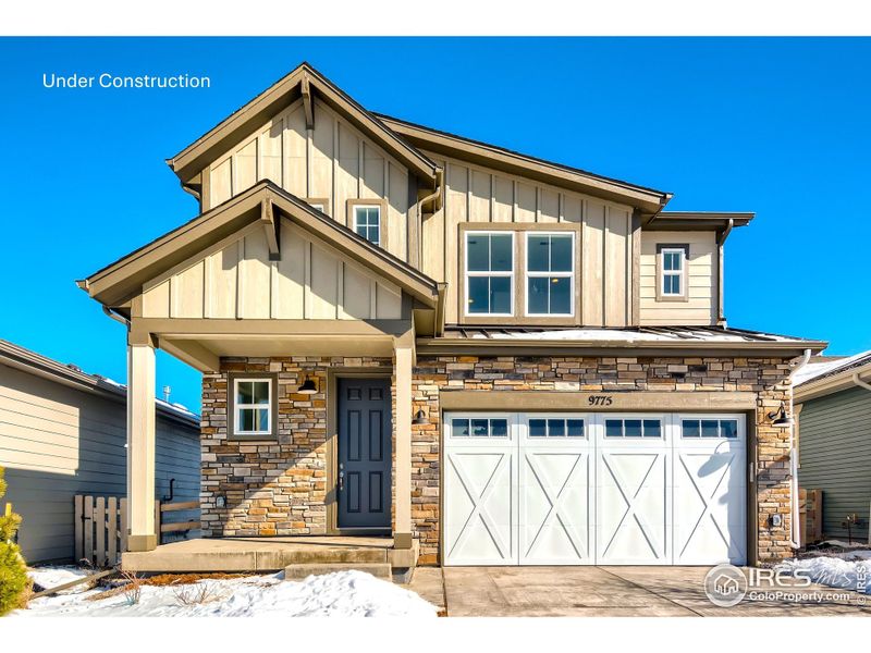 Home under construction. Same floorplan, different model. Home under construction. Same floorplan, different model.