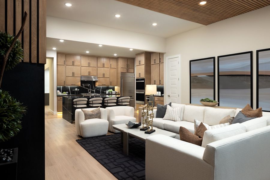 Furnished interior view inside a new home in Riverstone, Georgetown (Image 6).