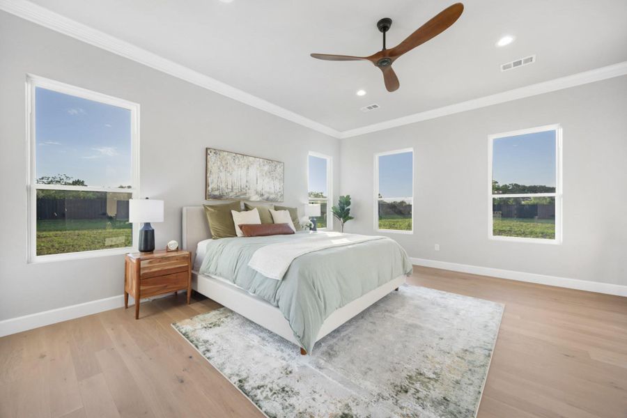 Furnished interior view inside a new home in , Liberty Hill (Image 16). Furnished interior view inside a new home in , Liberty Hill (Image 16).