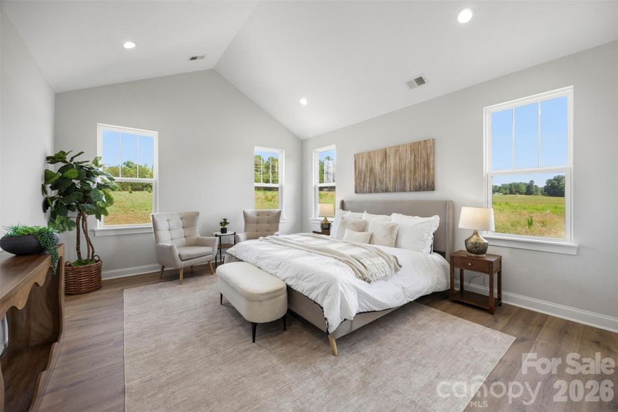 Furnished interior view inside a new home in , Lancaster (Image 37).