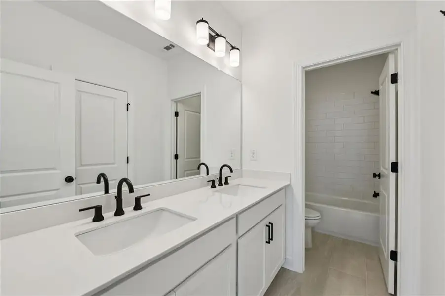 Furnished interior view inside a new home in Millcroft Townhomes, Buford (Image 8).