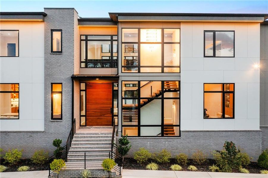 Front exterior of a new home in , Marietta, GA, highlighting curb appeal (Image 28).