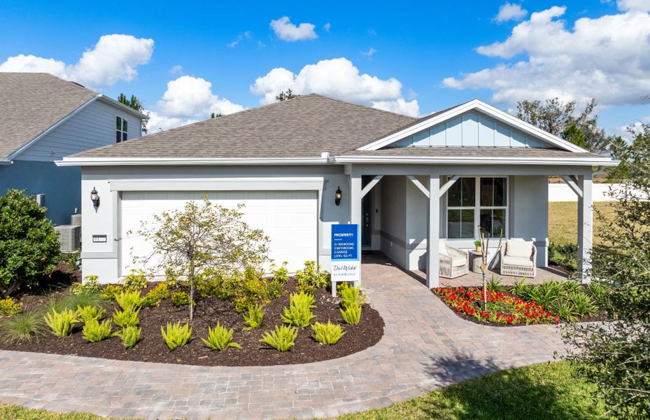 Representative exterior photo of a completed home built from the Prosperity by Del Webb in Del Webb Sunbridge, St. Cloud, FL (Image 23).