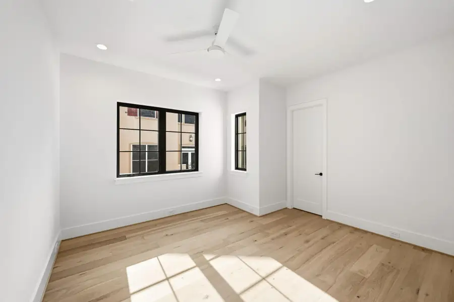 The first of 3 secondary bedrooms upstairs is 15x11 plus a nook for seating or a desk!