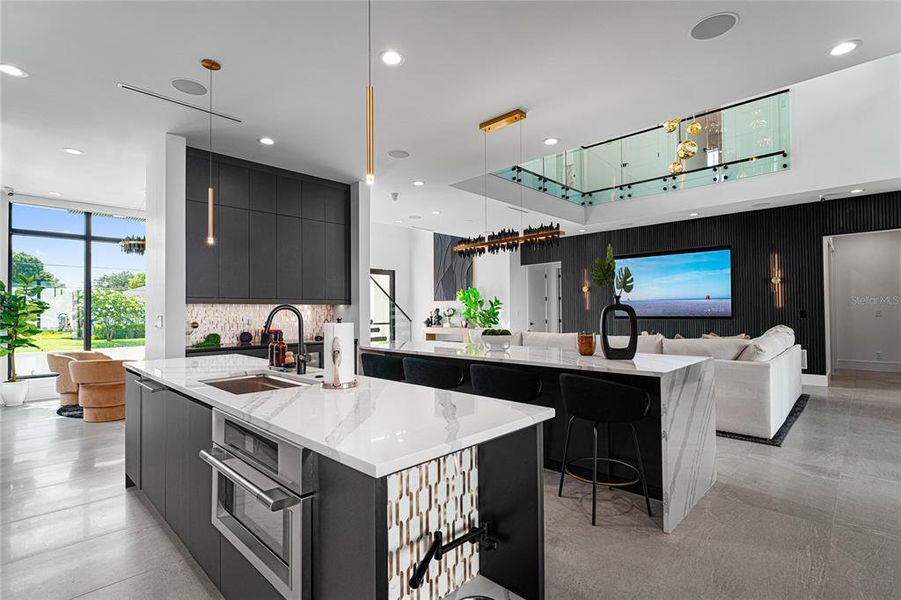 Furnished interior view inside a new home in , Tampa (Image 27).