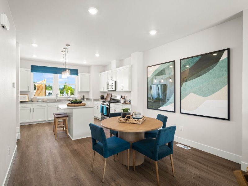 Representative furnished interior of a home built from the Hawthorne by Risewell Homes in Elevon, Lavon (Image 4). Representative furnished interior of a home built from the Hawthorne by Risewell Homes in Elevon, Lavon (Image 4).