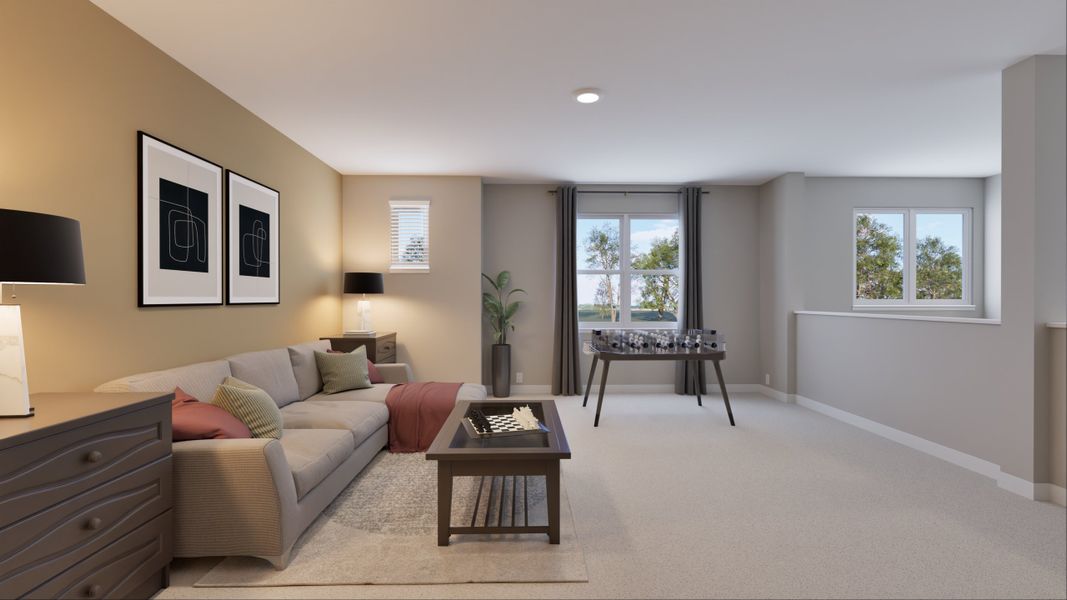 Representative furnished interior of a home built from the Driftwood by Tricoast Homes in Sunterra 40, Katy (Image 29). Representative furnished interior of a home built from the Driftwood by Tricoast Homes in Sunterra 40, Katy (Image 29).