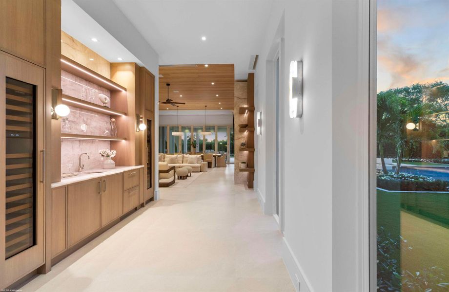 Exterior details and patio area of a home in , Wellington (Image 30).