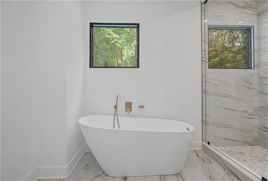 Furnished interior view inside a new home in , Atlanta (Image 6).