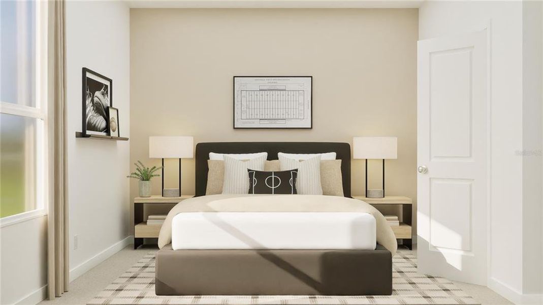 Furnished interior view inside a new home in , Clermont (Image 12).