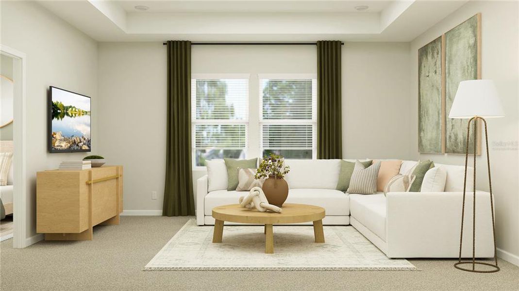 Furnished interior view inside a new home in , Groveland (Image 11).