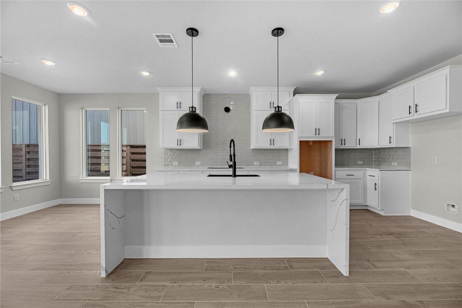 Furnished interior view inside a new home in Austin Point, Richmond (Image 9).