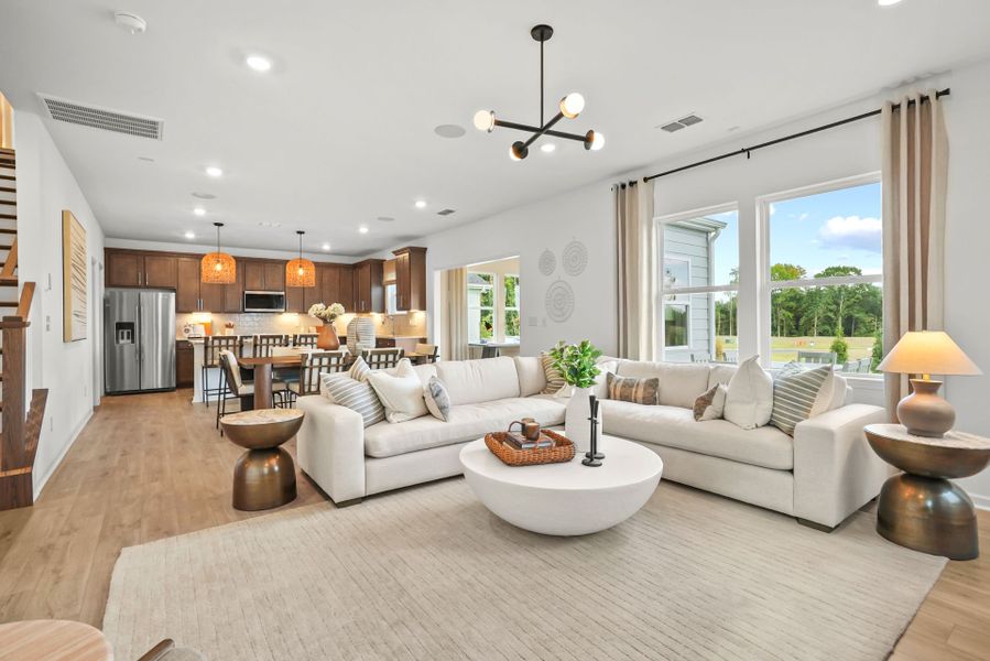Representative furnished interior of a home built from the Austin by Pulte Homes in Cannon Run, Concord (Image 11).