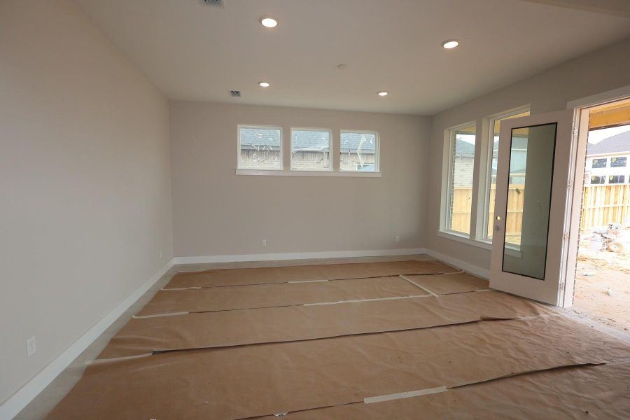 In-progress construction of a new home in Dunham Pointe, Cypress, TX (Image 27).