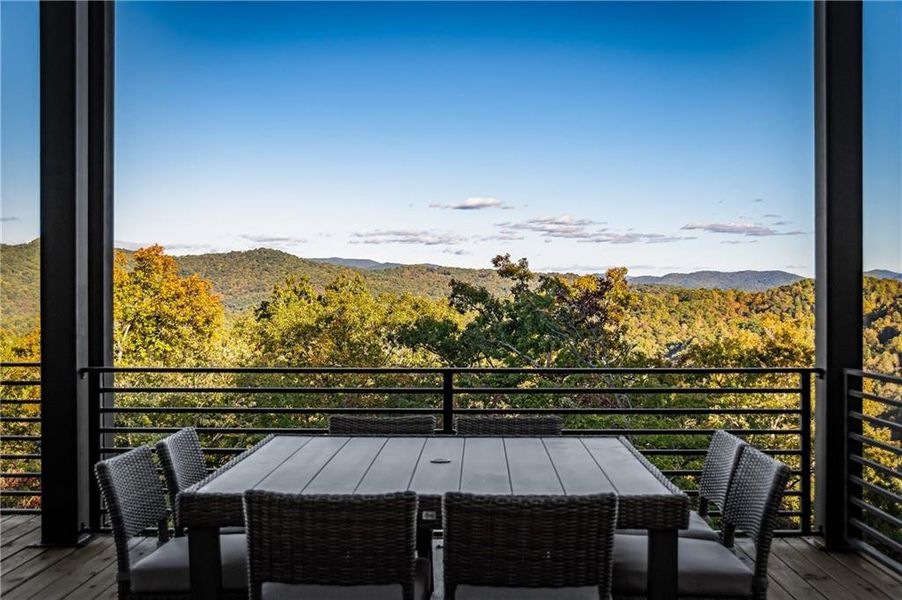 Exterior details and patio area of a home in , Blue Ridge (Image 22). Exterior details and patio area of a home in , Blue Ridge (Image 22).