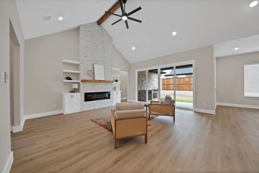 Furnished interior view inside a new home in , Decatur (Image 5).