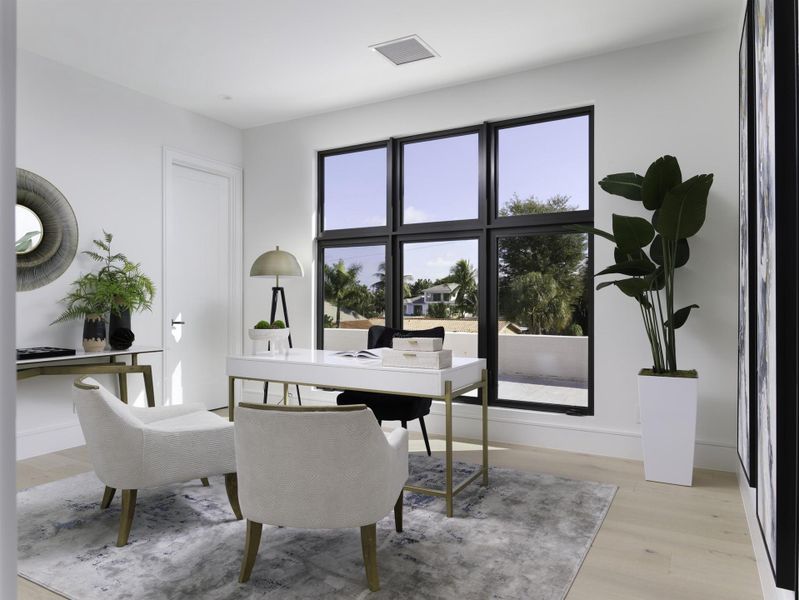 Furnished interior view inside a new home in , Palm Beach Gardens (Image 16). Furnished interior view inside a new home in , Palm Beach Gardens (Image 16).