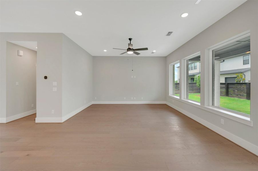 Spacious, unfurnished interior of a new home in Easthaven at Bridgeland Central - Horizon Collection, Cypress (Image 8).