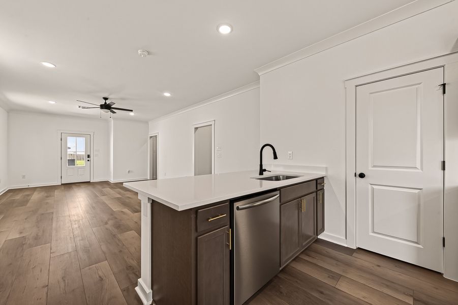Furnished interior view inside a new home in Aldeana, Bonney (Image 9).
