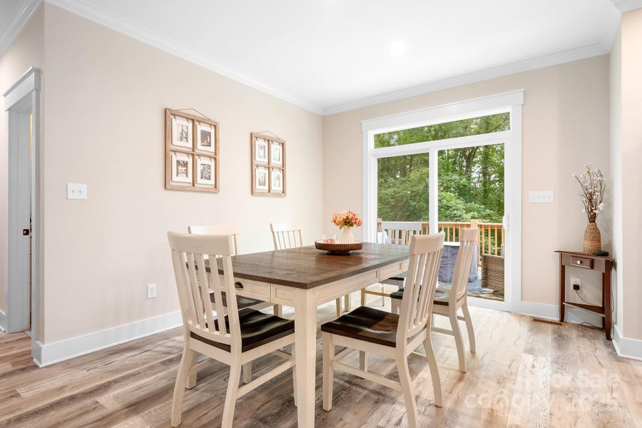 Furnished interior view inside a new home in , Statesville (Image 10).