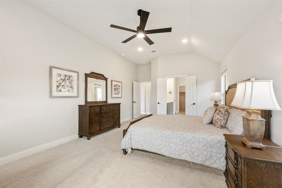 Furnished interior view inside a new home in ArrowBrooke, Aubrey (Image 8).