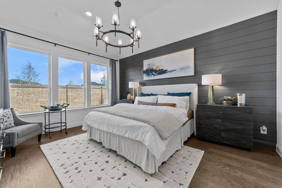 Representative furnished interior of a home built from the Rainer by Landon Homes in Lexington Frisco, Frisco (Image 10).