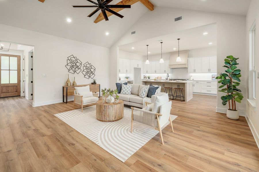 Furnished interior view inside a new home in , Liberty Hill (Image 6).