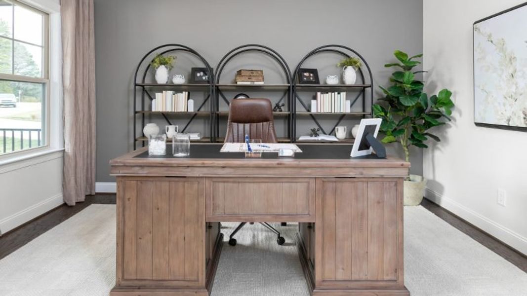 Furnished interior view inside a new home in Preserve at Carriage Cove, Oak Ridge (Image 6).