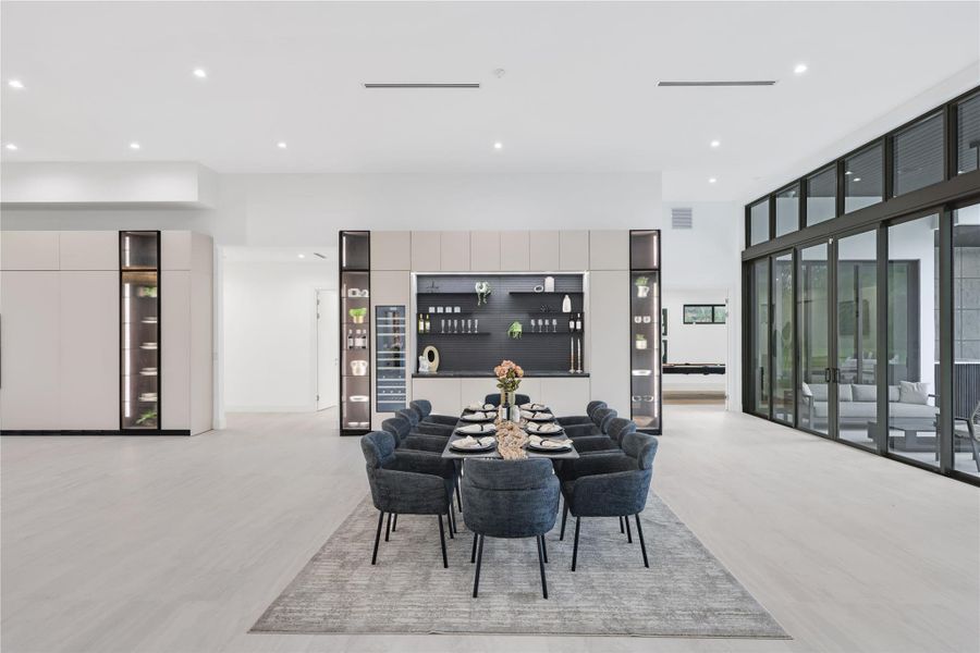 Furnished interior view inside a new home in , Parkland (Image 24).