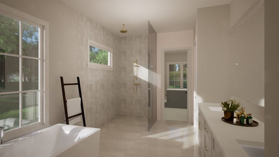 Representative furnished interior of a home built from the The Poppy by Ken Harvey Homes in Carriage Farms, Raleigh (Image 12).