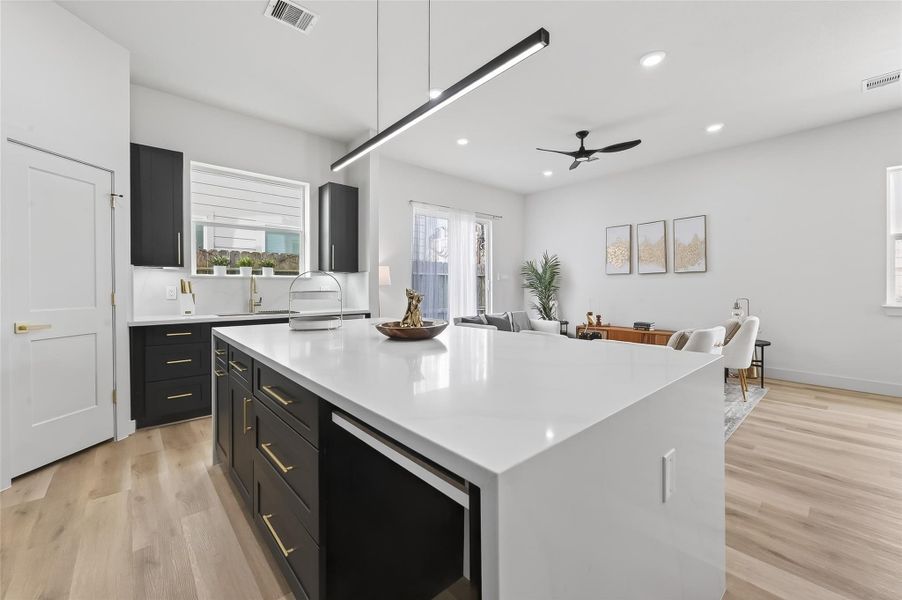 Furnished interior view inside a new home in , Houston (Image 32).