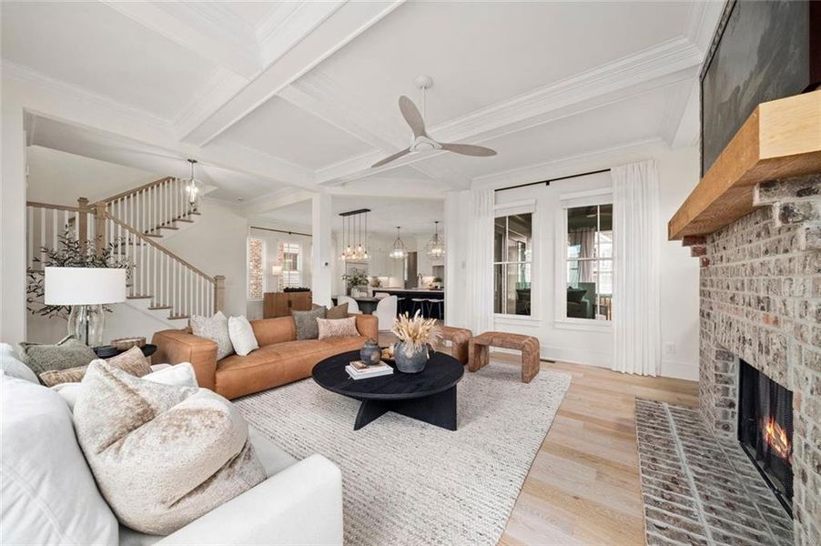 Furnished interior view inside a new home in Crossroads, Milton (Image 30).