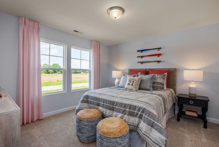 Representative furnished interior of a home built from the The Willow B by Davidson Homes LLC in Retreat at North Main, Lillington (Image 30).