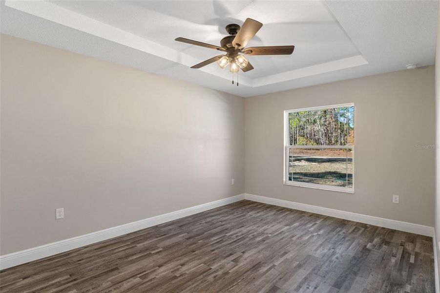 Primary Bedroom w/tray ceiling