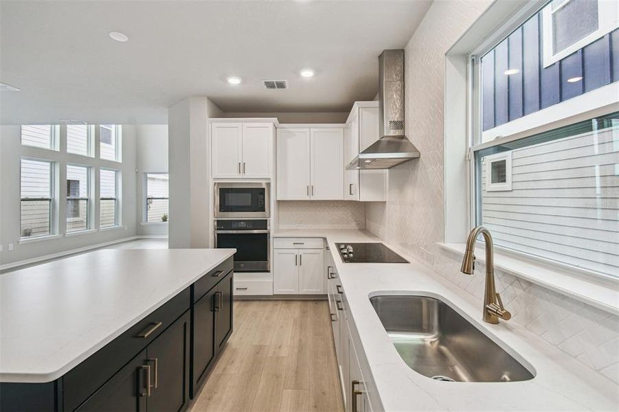 Furnished interior view inside a new home in Weslyn Park in Sunbridge 34', St. Cloud (Image 20).